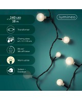Guirnalda Bombillas LED 1800 Negra | Iluminación Exterior Resistente y Eficiente