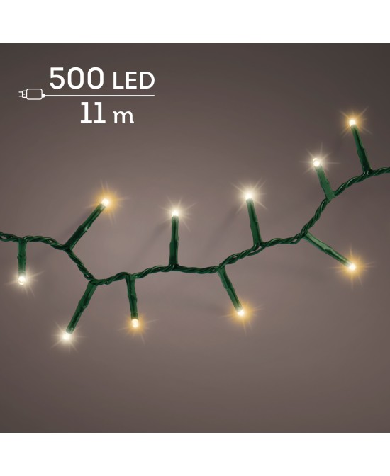 Guirnalda LED Luz Parpadeante L1100CM | Iluminación Cálida para Interior y Exterior