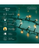 Guirnalda LED Luz Parpadeante L1600CM | Iluminación Decorativa para Interior y Exterior