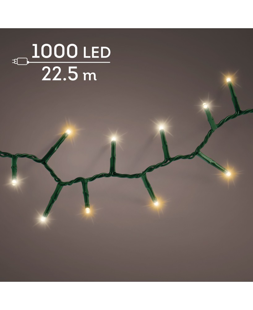 Guirnalda LED Luz Parpadeante L2250CM | Iluminación Cálida para Jardines y Eventos