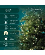 GUIRNALDA LED LUZ PARPADEANTE 240CM VERDE