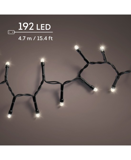 GUIRNALDA DE LUCES LED NEGRO / CALIDO 470L