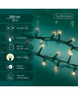 Guirnalda Luz Centell 500 LED | Iluminación Cálida para Interior y Exterior