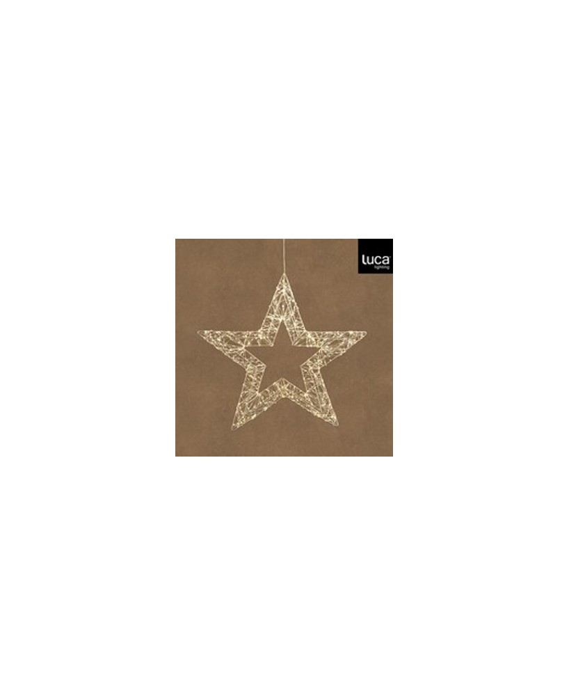 ESTRELLA COLGANTE PLATA LED 900L