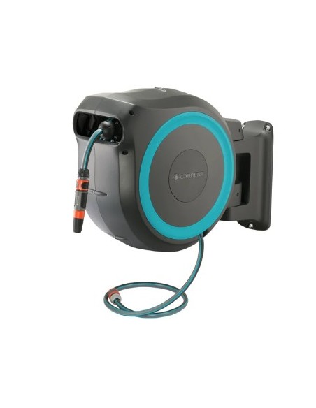 Portamanguera de Pared RollUp M/L Gardena | Enrollado Automático y Ahorro de Espacio

