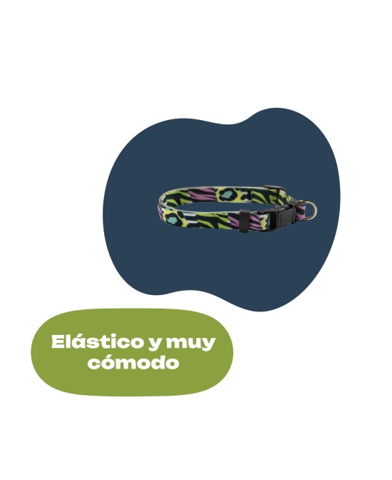 YAGU PASEO COLLAR ELASTICO SAFARI T-U 25-35X1CM