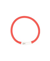 DUVO SEECURITY COLLAR LED SILICONA ROJO