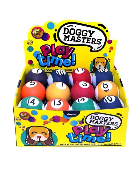PELOTA BILLAR 63MM. DOGGY MASTER