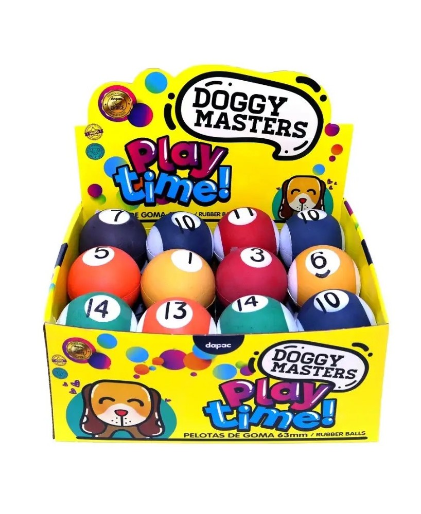 PELOTA BILLAR 63MM. DOGGY MASTER