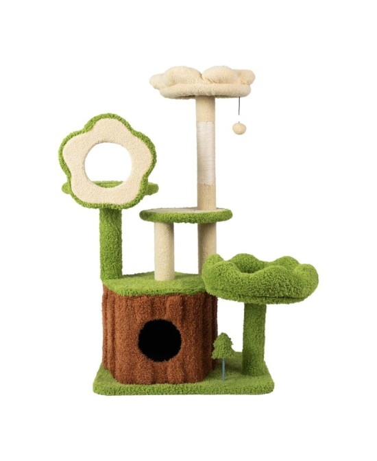 RASCADOR ARBOL DSEÑO NATURALEZA Y PLATAFORMAS 55X40X103CM