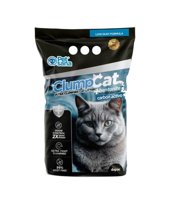 BENTONITA NATUAL CLUMPACT CARBON DOBLE ACTIVO 10L