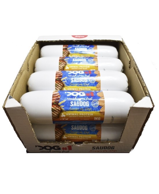 DOG-1 SAUDOG CARNES VARIADAS POLLO CON CERDO 1KG
