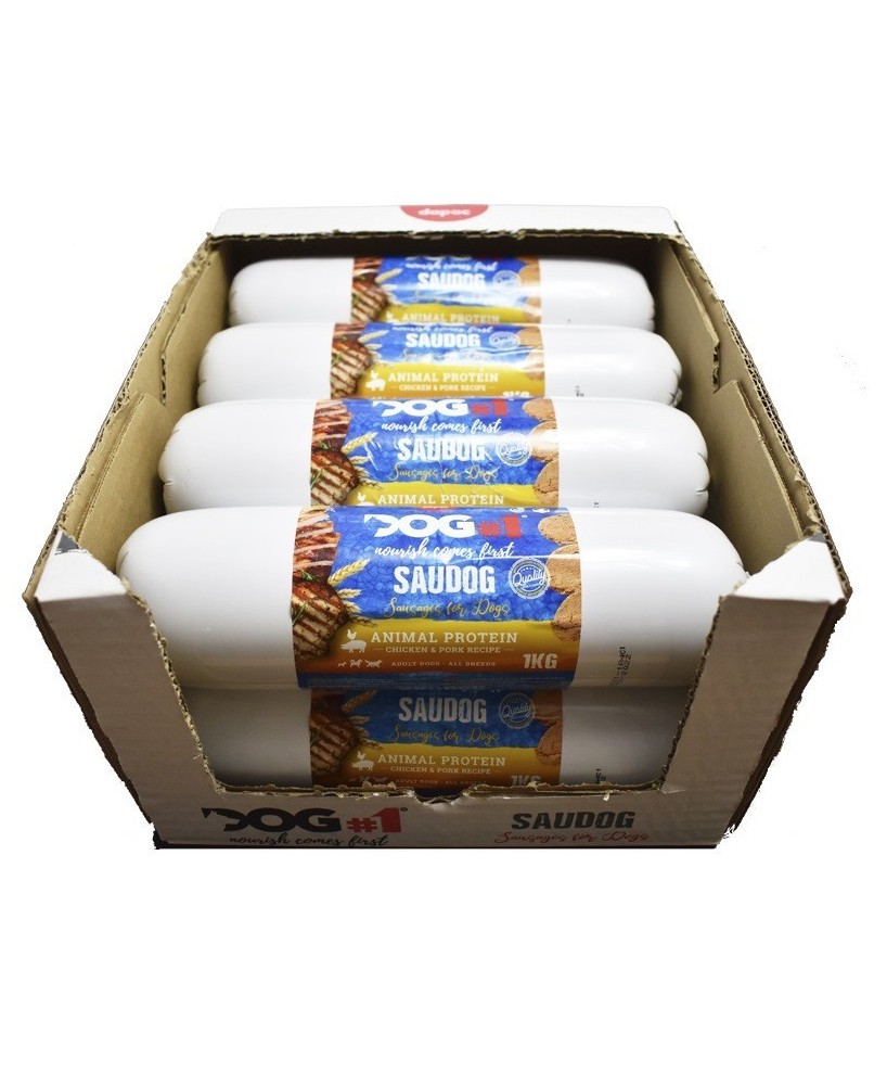 DOG-1 SAUDOG CARNES VARIADAS POLLO CON CERDO 1KG