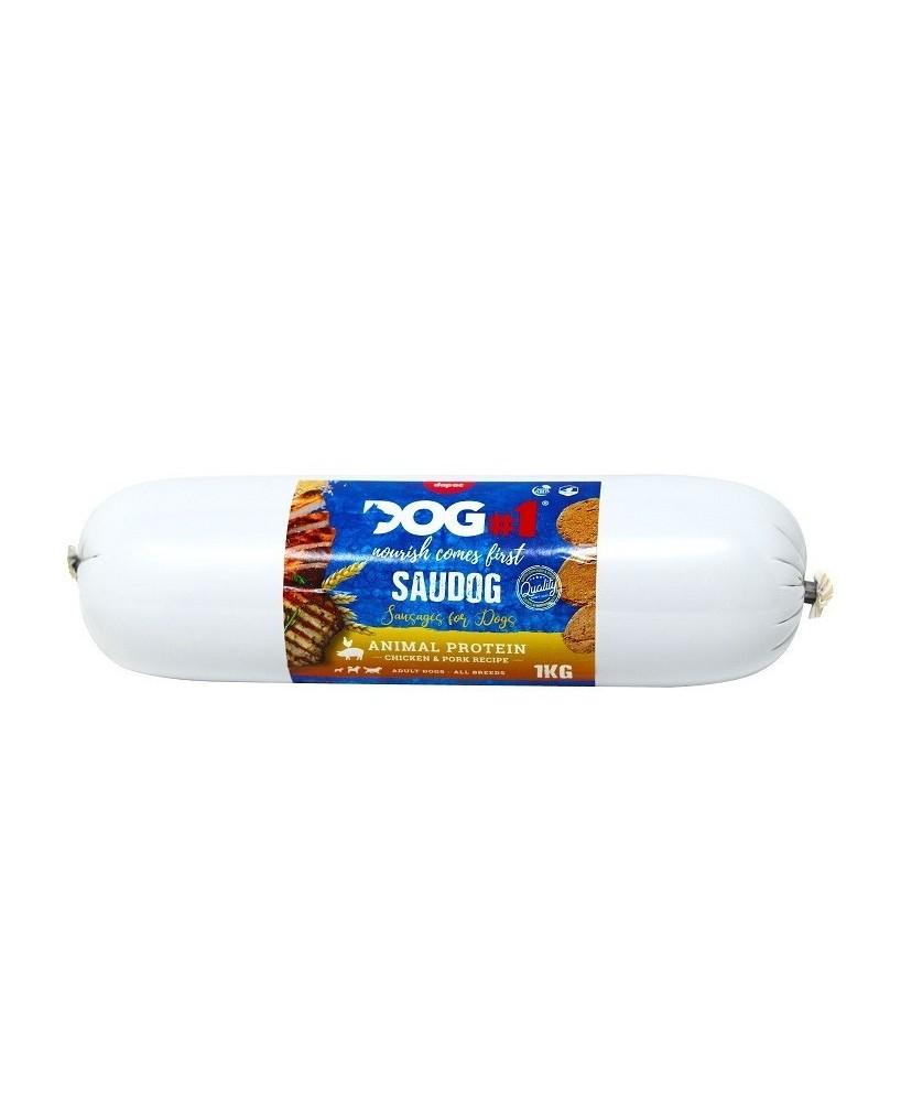 DOG-1 SAUDOG CARNES VARIADAS POLLO CON CERDO 1KG