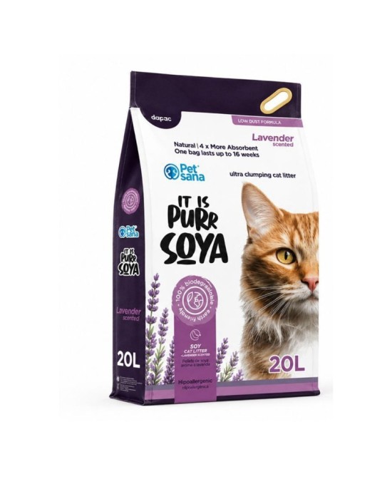 PETSANA PURE SOYA AROMA LAVANDA 20L