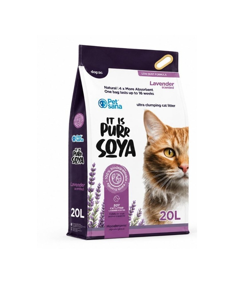 PETSANA PURE SOYA AROMA LAVANDA 20L