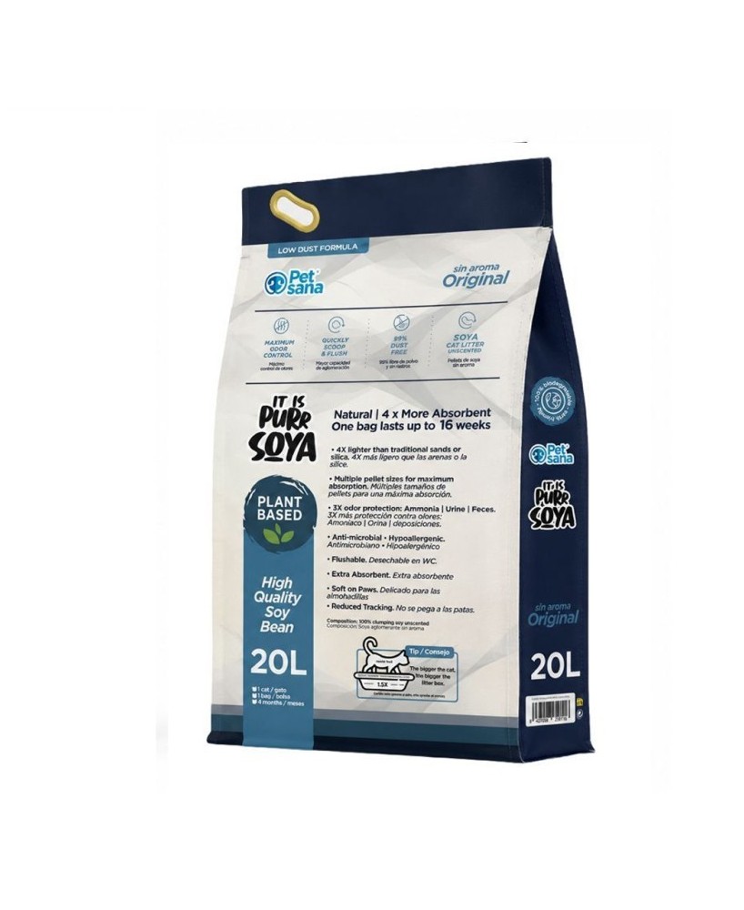 PETSANA PURE SOYA SIN AROMA 20L