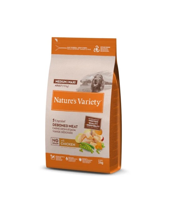 NVARIETY DOG GRAIN MED ADULT CHICKEN 3KGR