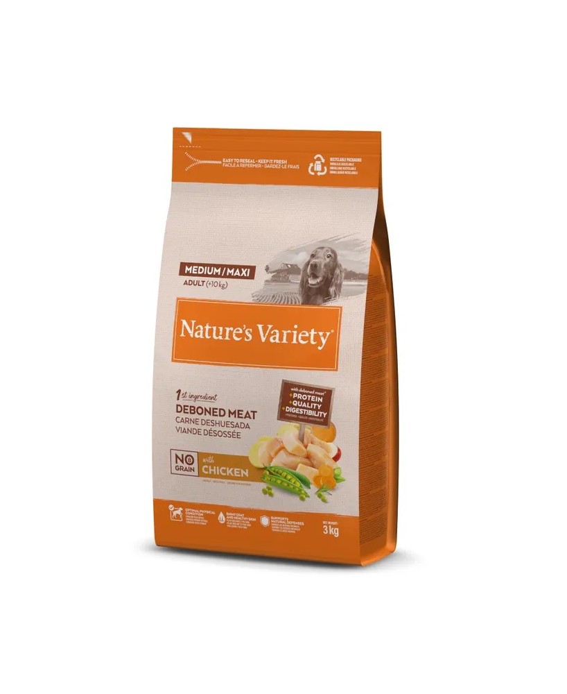 NVARIETY DOG GRAIN MED ADULT CHICKEN 3KGR