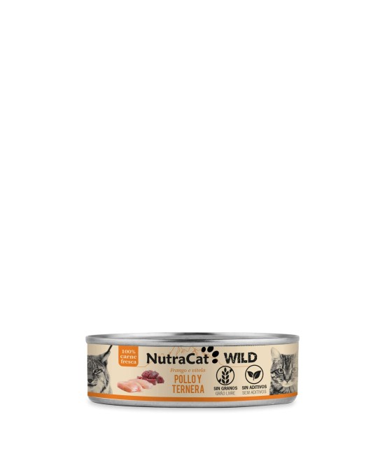 LATA POLLO TERNERA 80 G CAT