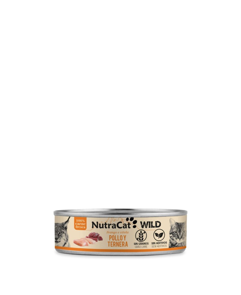 LATA POLLO TERNERA 80 G CAT