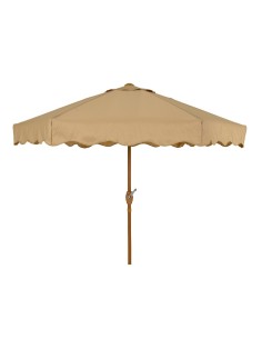 Sombrilla Gris Pardo 220 cm  Elegancia y protección para jardín y terraza

