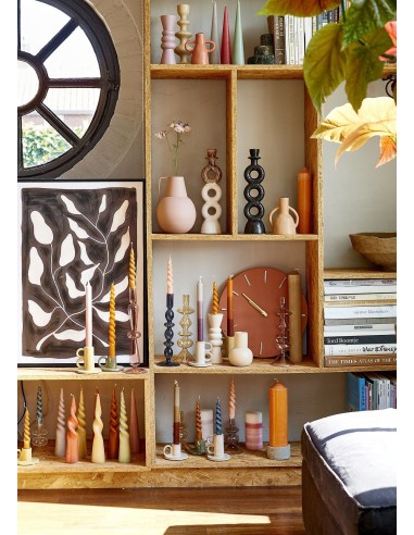 CANDELABRO GRIS 4.5X8.5CM