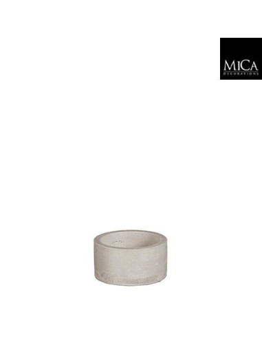 CANDELABRO GRIS 4.5X8.5CM