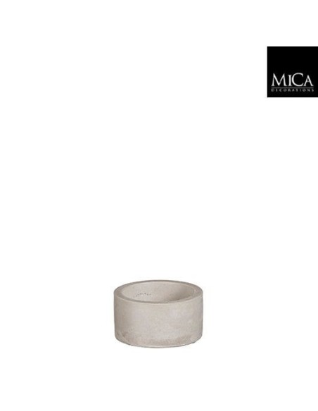 CANDELABRO GRIS 4.5X8.5CM