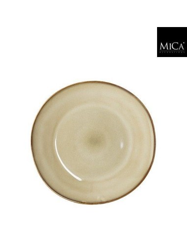 PLATO DESAYUNO BEIGE 2.5X20.5CM
