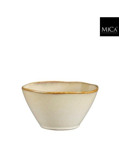 BOWL RACCOR BEIGE 7.5X14CM