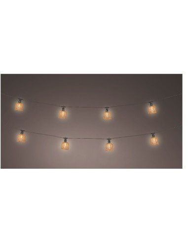 LUZ DE FIESTA LED 8 FUNCIONES EFECTO BRILLO EXTERIOR