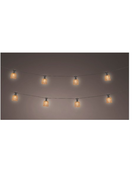LUZ DE FIESTA LED 8 FUNCIONES EFECTO BRILLO EXTERIOR