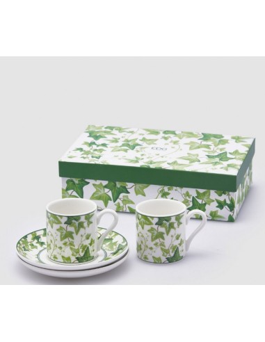 TAZA CAFE BLANCO VERDE