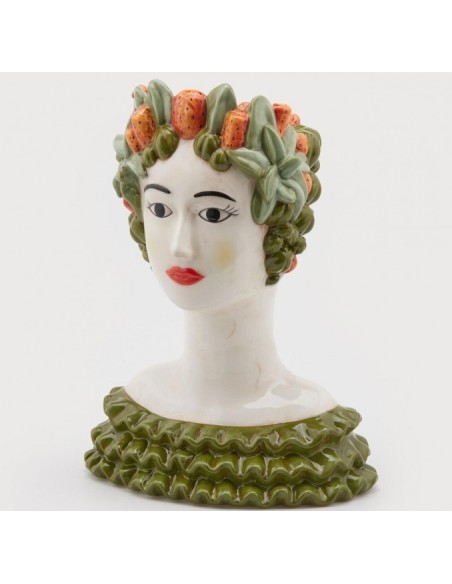 VASO MUJER 34X25X16 VERDE