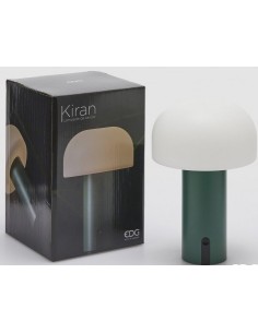 LAMPARA DE MESA USB HONGO VERDE