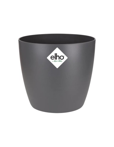 Maceta Brussel Red Mini 12.5cm Antracita  Compacta y Elegante para Plantas | Endanea Garden

