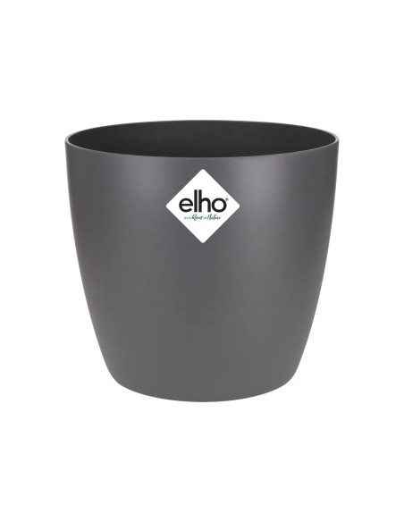 Maceta Brussel Red Mini 12.5cm Antracita  Compacta y Elegante para Plantas | Endanea Garden

