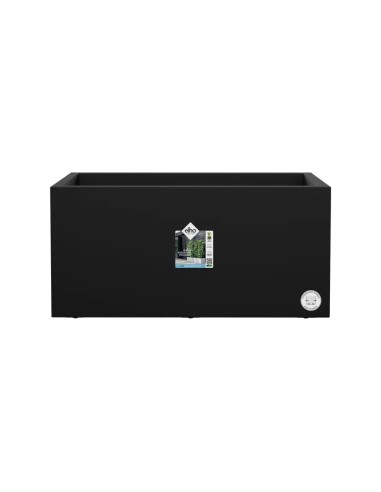 Maceta Vivo Alargado Negra 80 cm | Diseño Elegante y Funcional para Jardines y Espacios Interiores | Endanea Garden