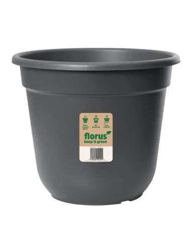 Maceta Original 27 cm Antracita - Elegante y Duradera para Plantas de Tamaño Mediano

