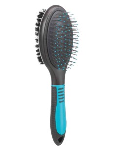 Cepillo y Carda Doble Cara 5x19cm  Cuidado Completo para Pelaje de Mascotas

