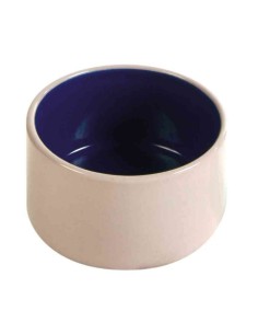 Comedero Cerámica 100ml Azul 7cm para Mascotas Endanea