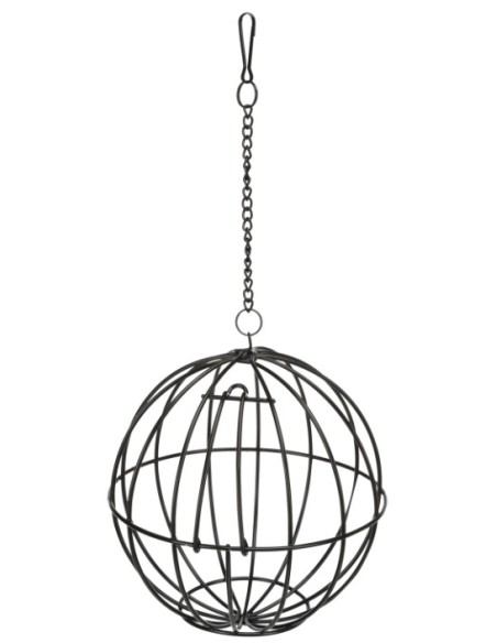 Bola Porta Verduras Galvanizada Metal 8cm para Mascotas Endanea