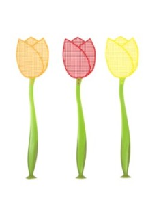 ATRAPAMOSCAS FORMA TULIPAN