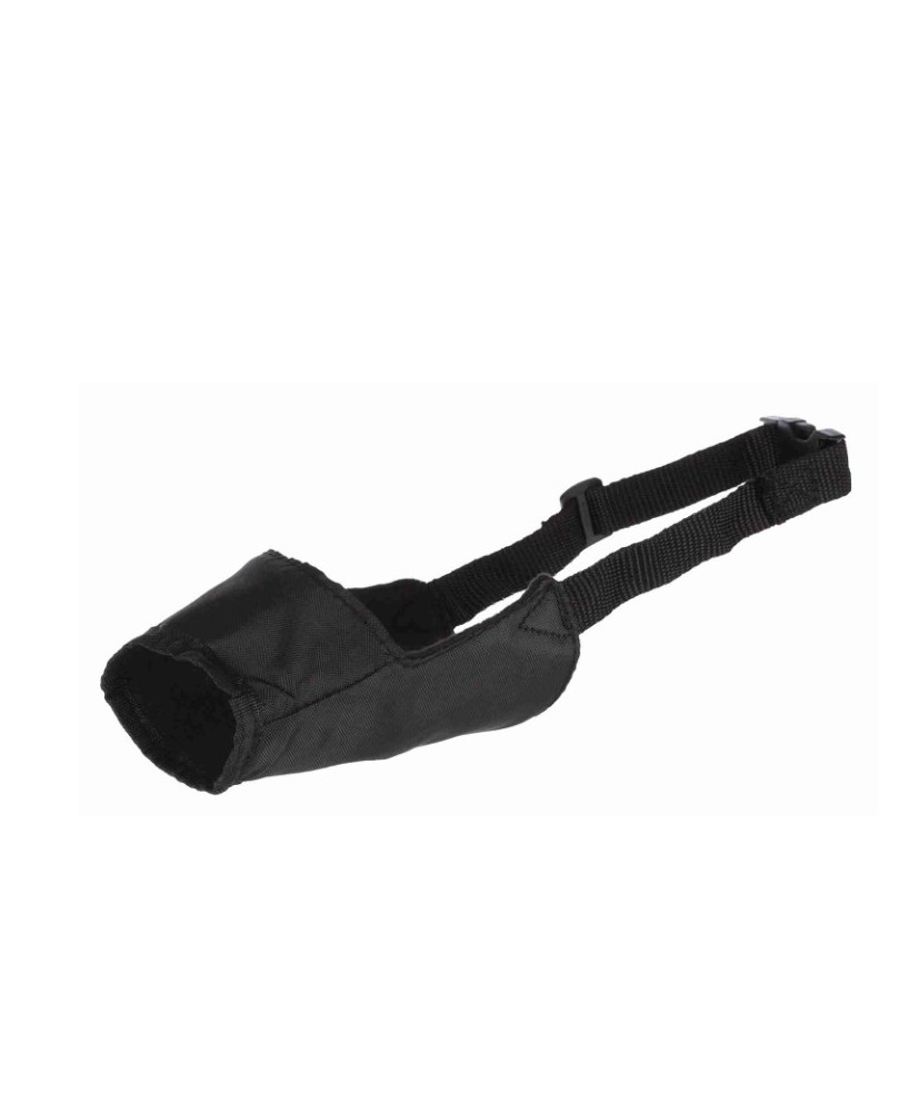 Bozal para Perros Nylon XS Negro Seguro y Cómodo para Razas Pequeñas
