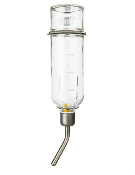 Bebedero de Cristal 250 ml para Mascotas Endanea