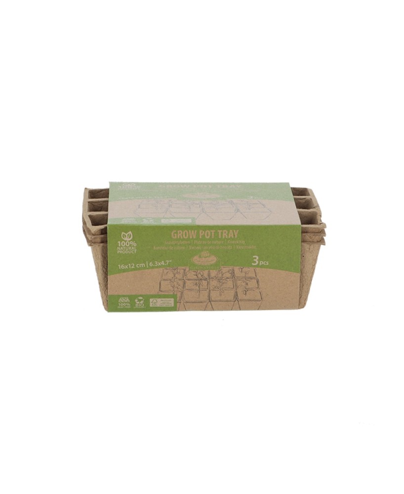 Semillero de Turba 12 Alveolos Esschert | Germina Fácil y de Forma Ecológica  Endanea Garden


