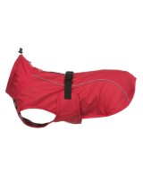 Impermeable Vimy Rojo L para Perros Grandes Protección contra Lluvia y Viento