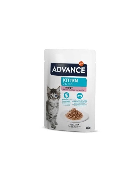 Advance Kitten con Pavo 85g | Alimento Húmedo Premium para Gatitos en Crecimiento  Endanea Mascotas