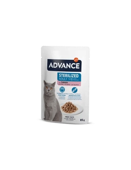 ADV Sterilized con Pavo 85g | Alimento Húmedo para Gatos Esterilizados  Endanea Mascotas
